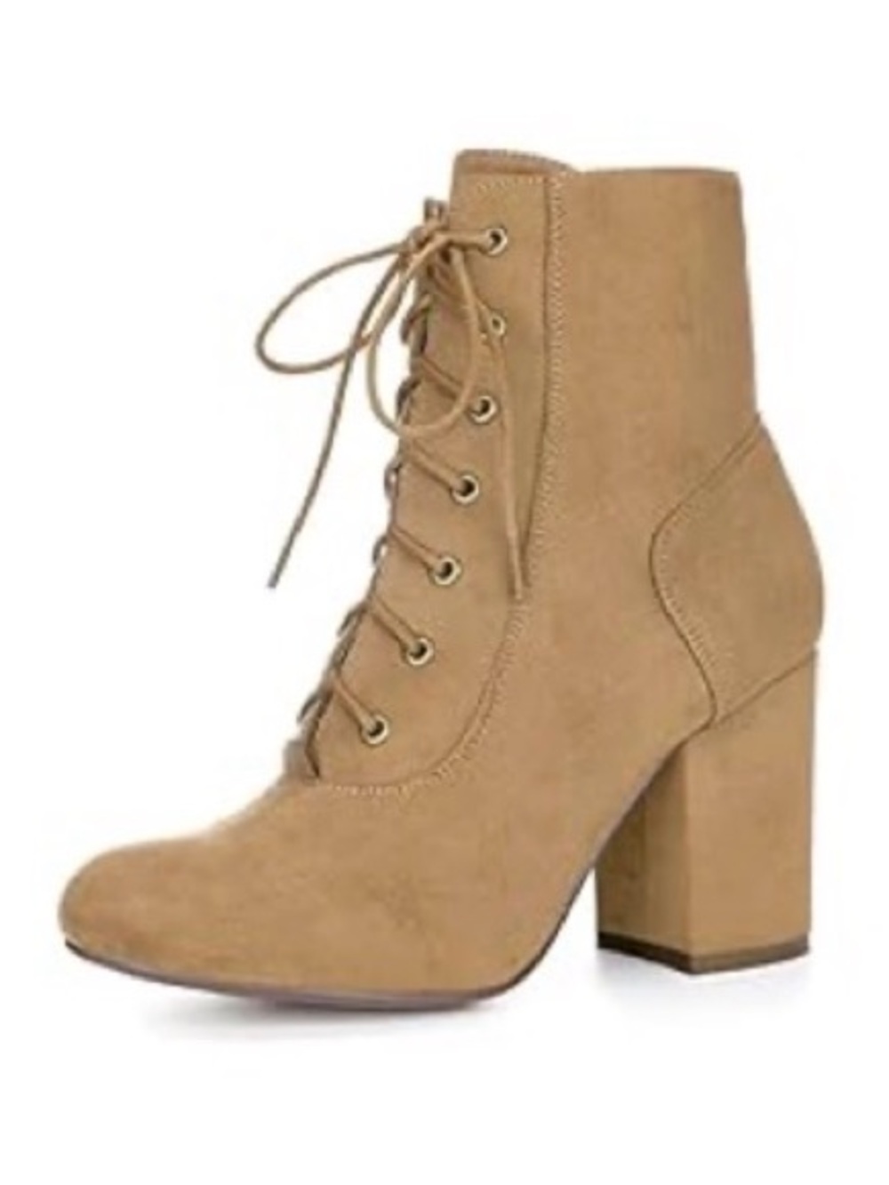 Allegra K Faux Suede Ankle Bootie - Worn Once- Like New!